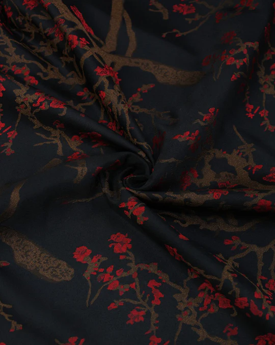 Floral Jacquard Fabric apparel fabric